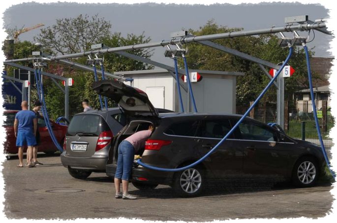 Saugen Sie Ihr Auto