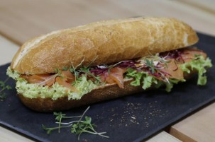 Leckere belegte Brötchen
