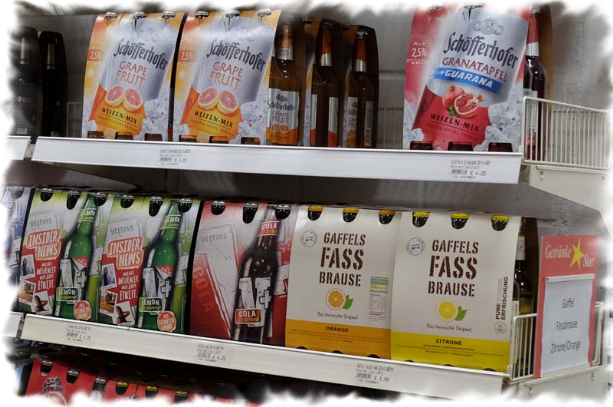 verschiedene Softdrinks